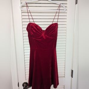 Red velvet dress | NWT